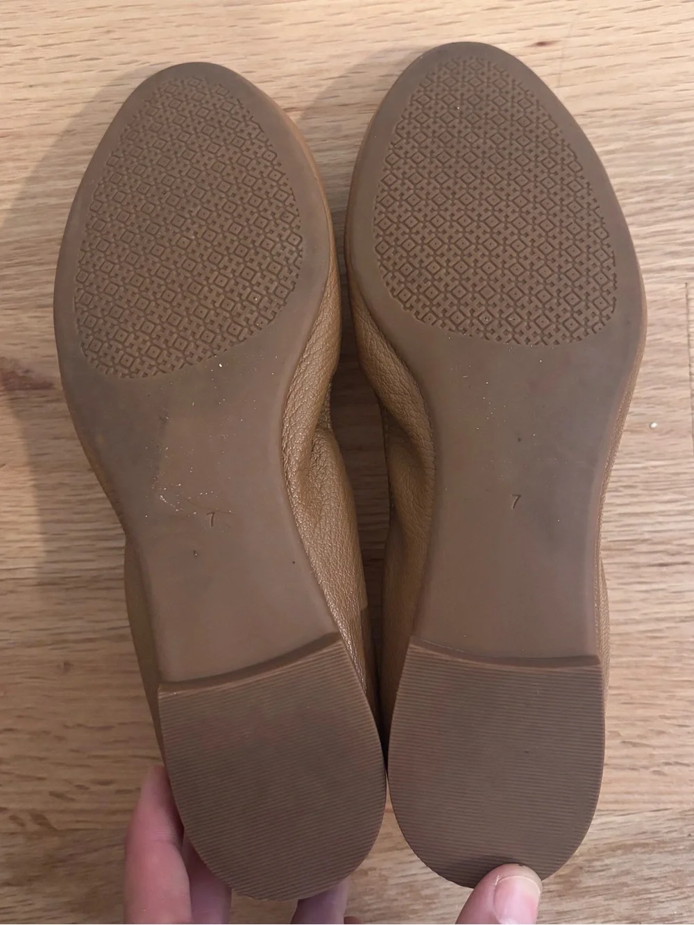Tory Burch brown leather Ballet Flats size US 7